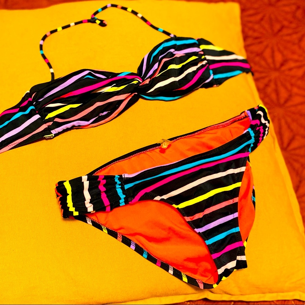 Vic Secret bandeau bikini, small to medium EUC